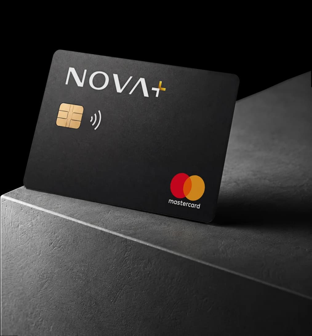 NOVA+ business card